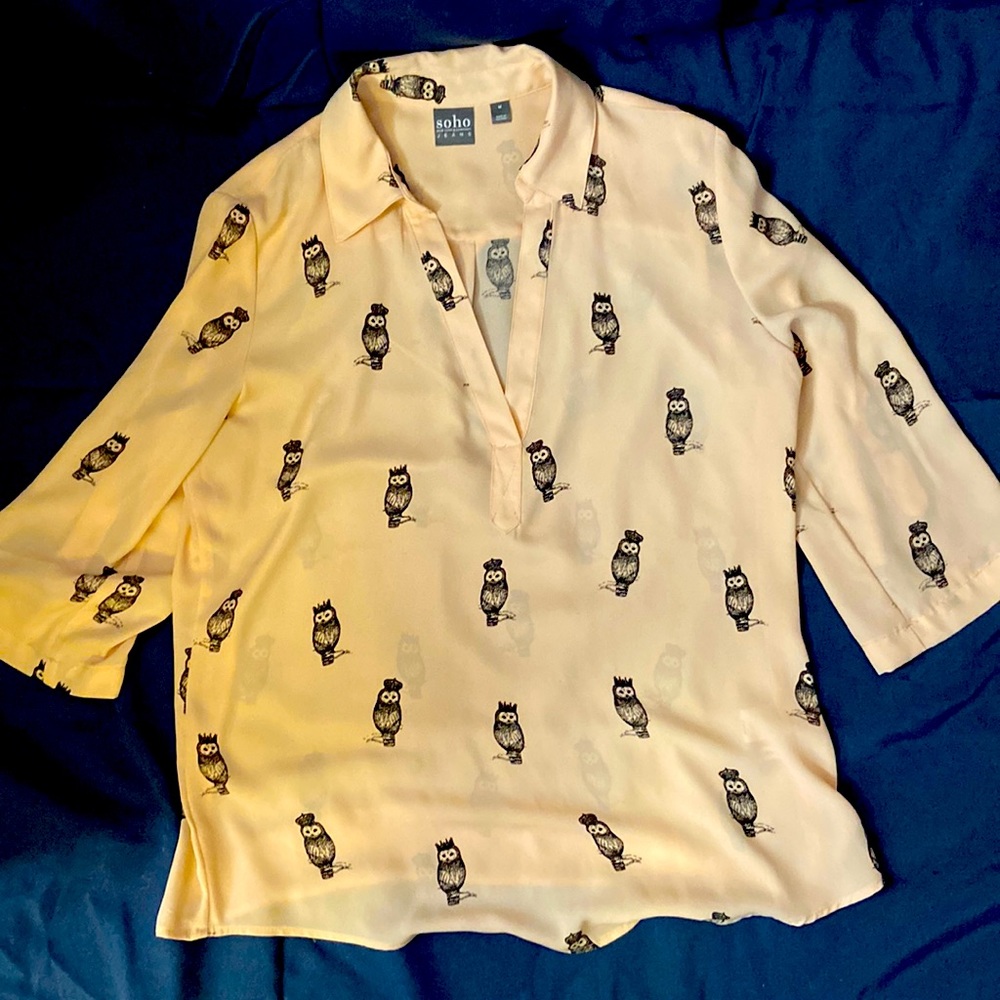 Flowy Owl Top